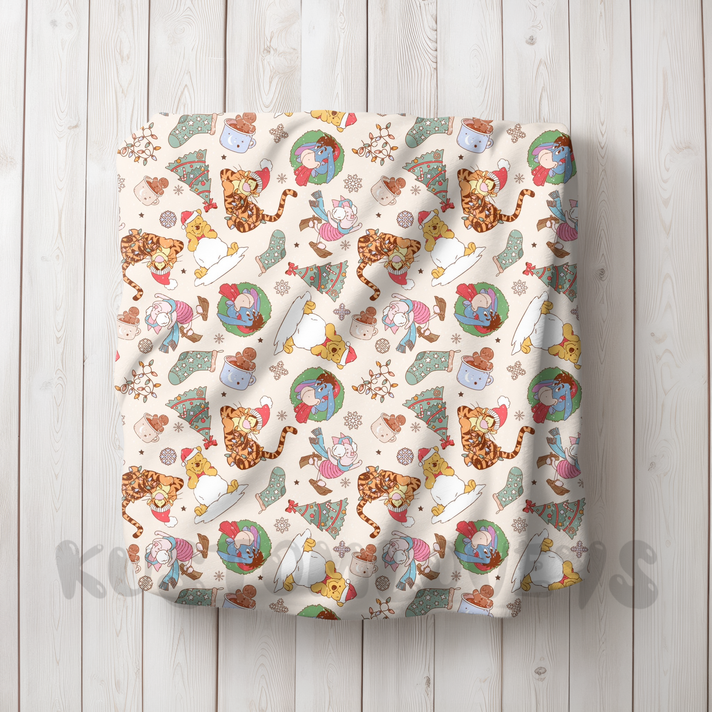 Christmas Bear Minky Blanket PREORDER