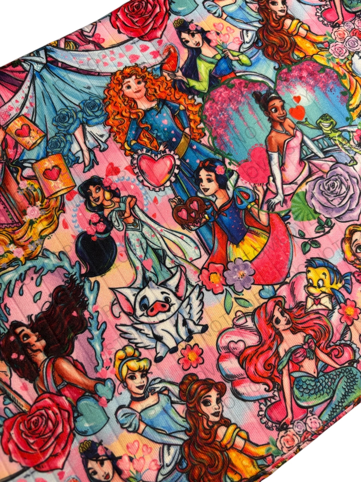 Princess ribbed knit fabric - clothes (multiple options)