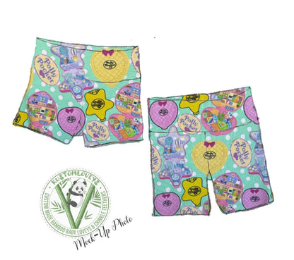 Poly Pocket Biker Shorts *bamboo/cotton/spandex blend