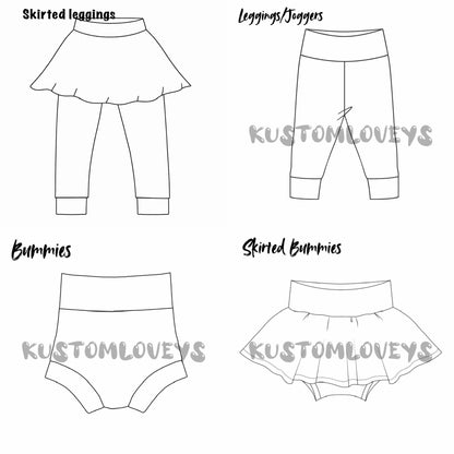 Kids Cartoons knit fabric - clothes (multiple options)