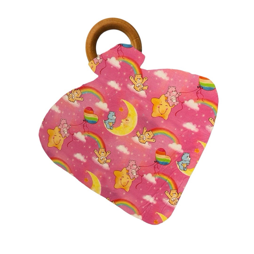 Birdie Bean Care Bears Pink Lovey