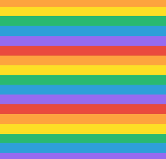 Bows: Pride Month Rainbow