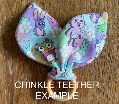 CRINKLE TEETHERS: Posh Peanut