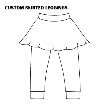 *Custom SKIRTED LEGGINGS- Read Description