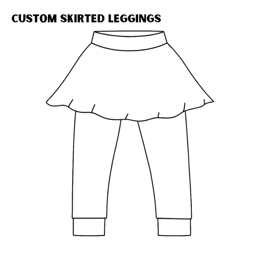 *Custom SKIRTED LEGGINGS- Read Description