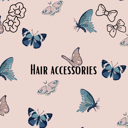 Kyte: Blush Butterfly Hair Accessories