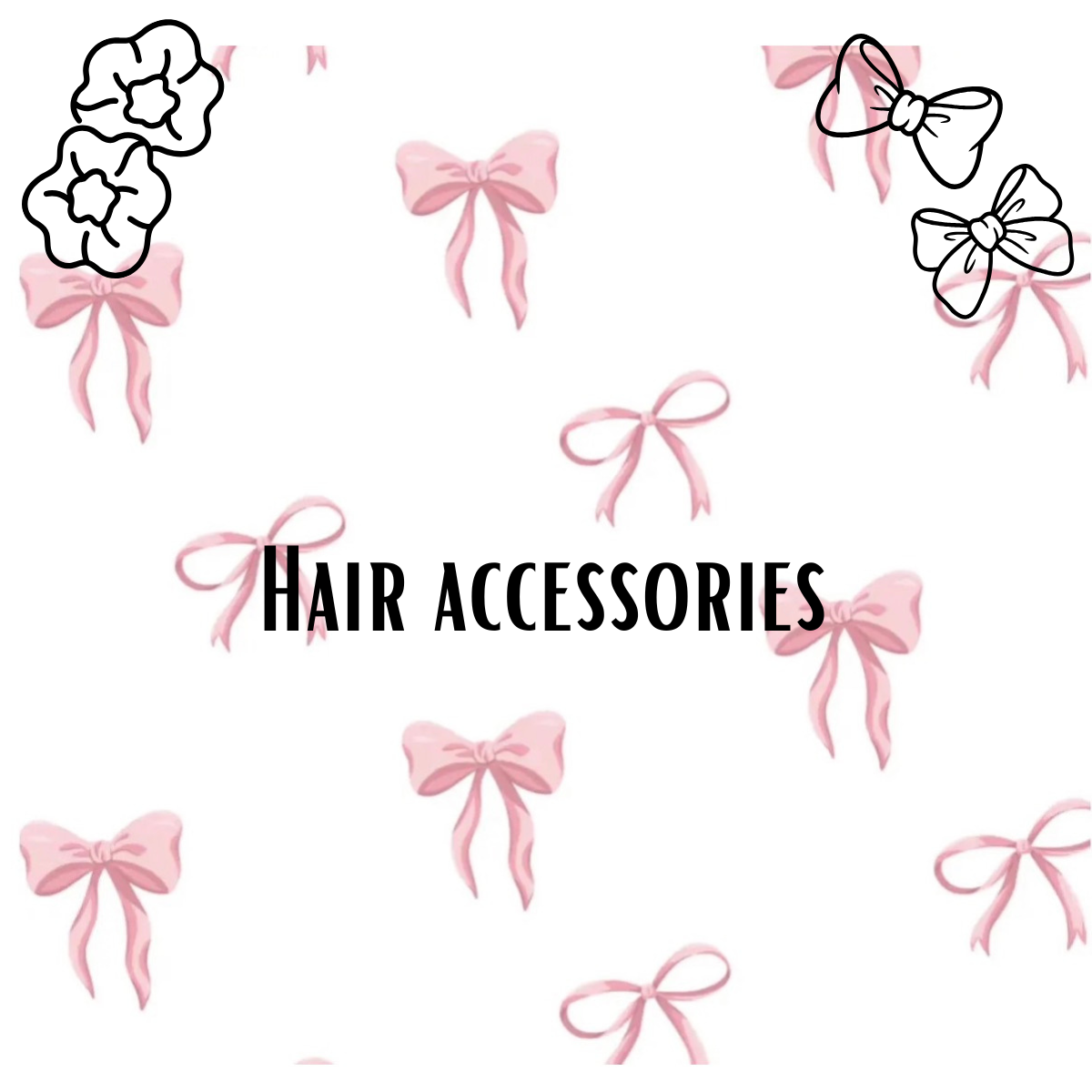 Kyte: Bows print Hair Accessories