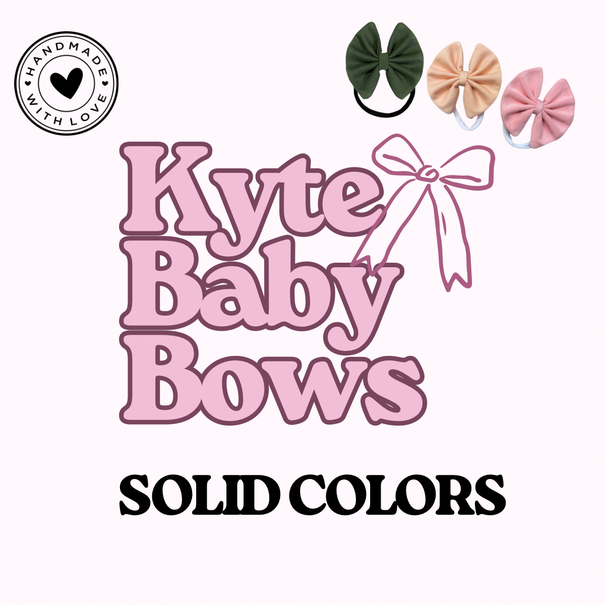 Bows: Kyte Baby Solids
