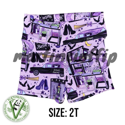 RTS Halloween biker shorts 2T