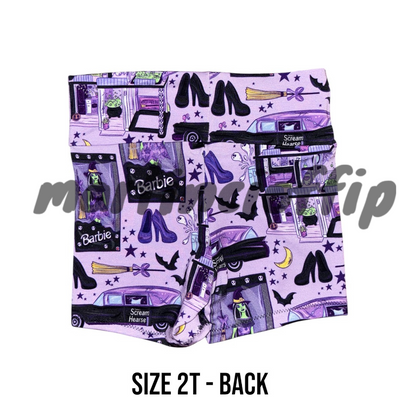 RTS Halloween biker shorts 2T