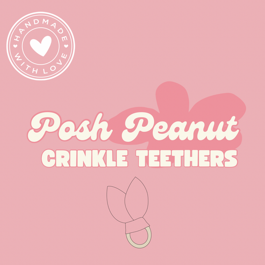 CRINKLE TEETHERS: Posh Peanut