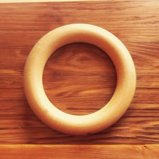 Beeswax Maple Hardwood Rings: 3 in