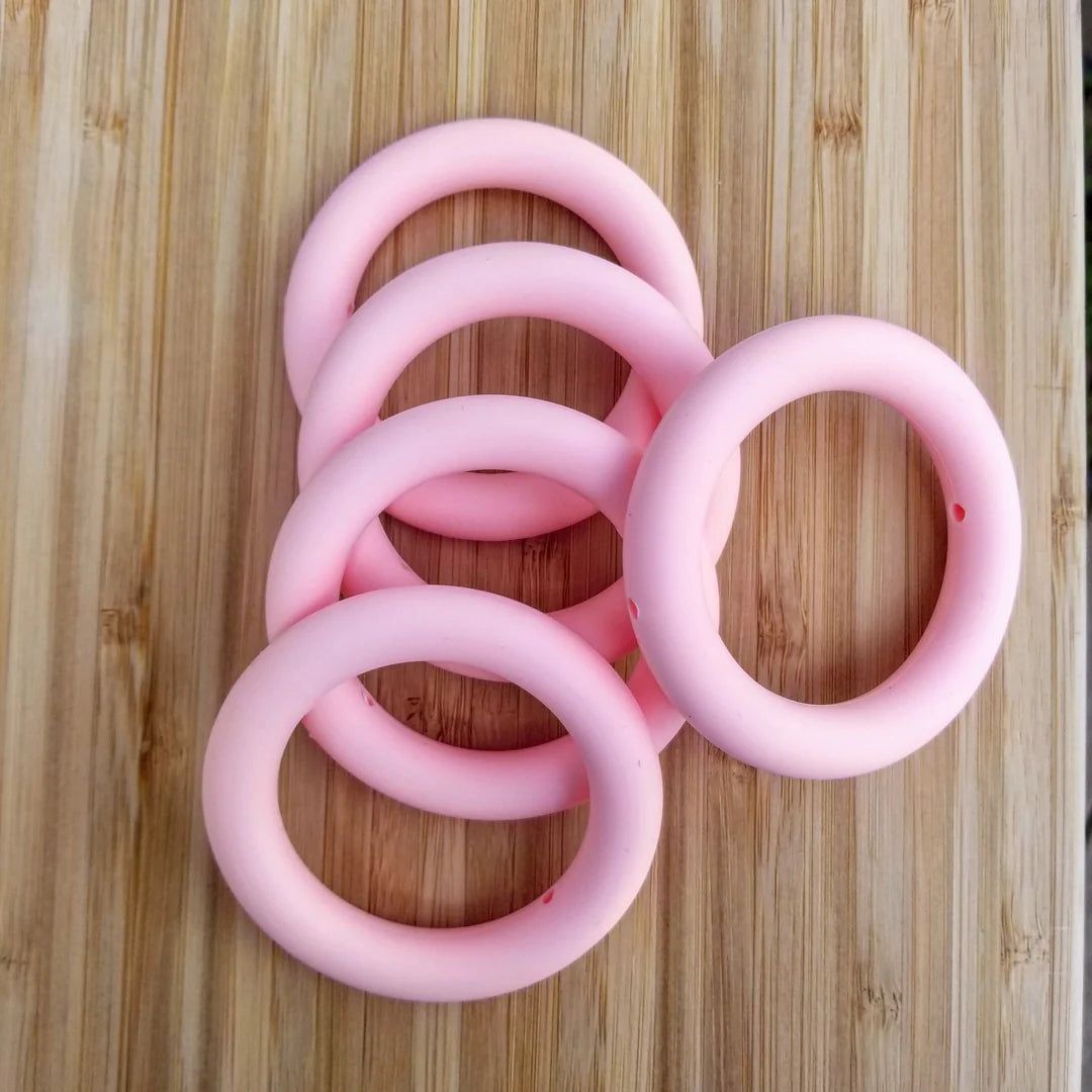 Silicone teething ring 2.5”