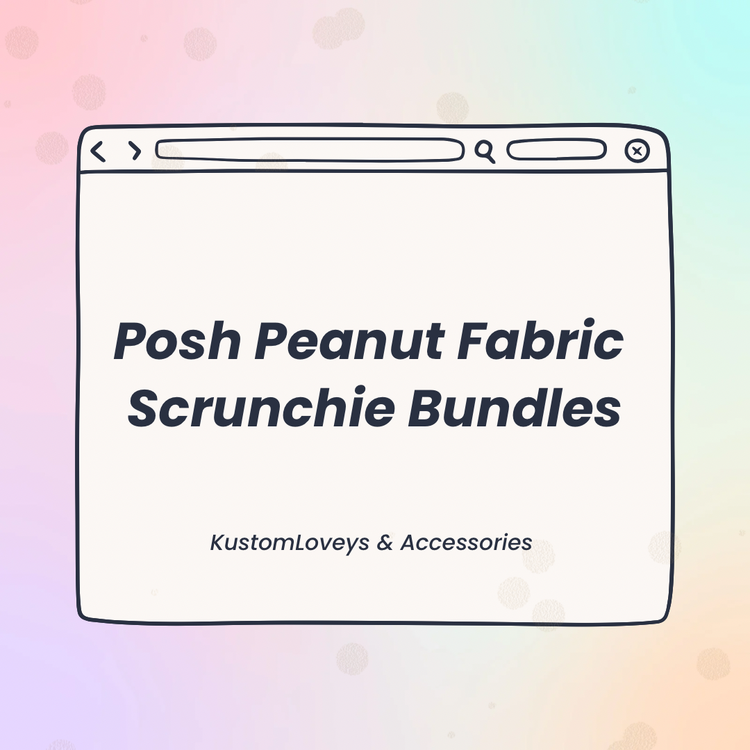 Bundle: Posh Peanut Scrunchies READ DESCRIPTION