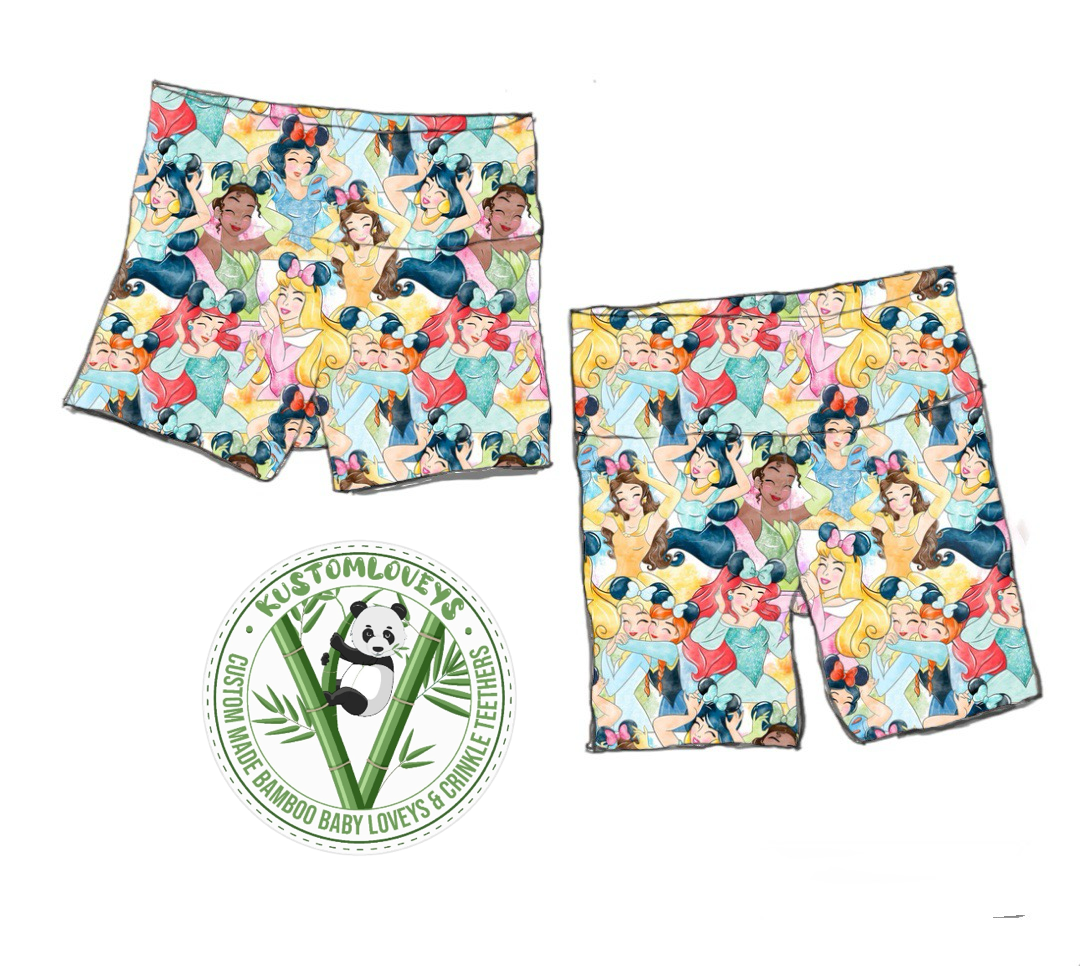 Princesses Mouse Ears Biker Shorts VIP