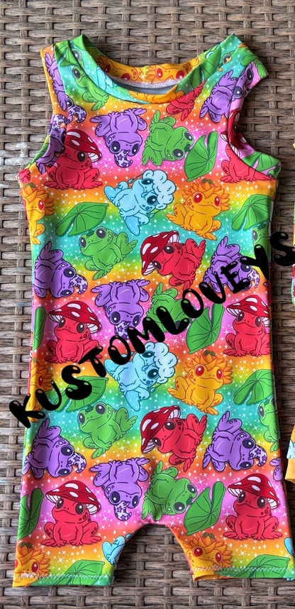 *Custom Ollie Romper Unbranded fabric- Read Description