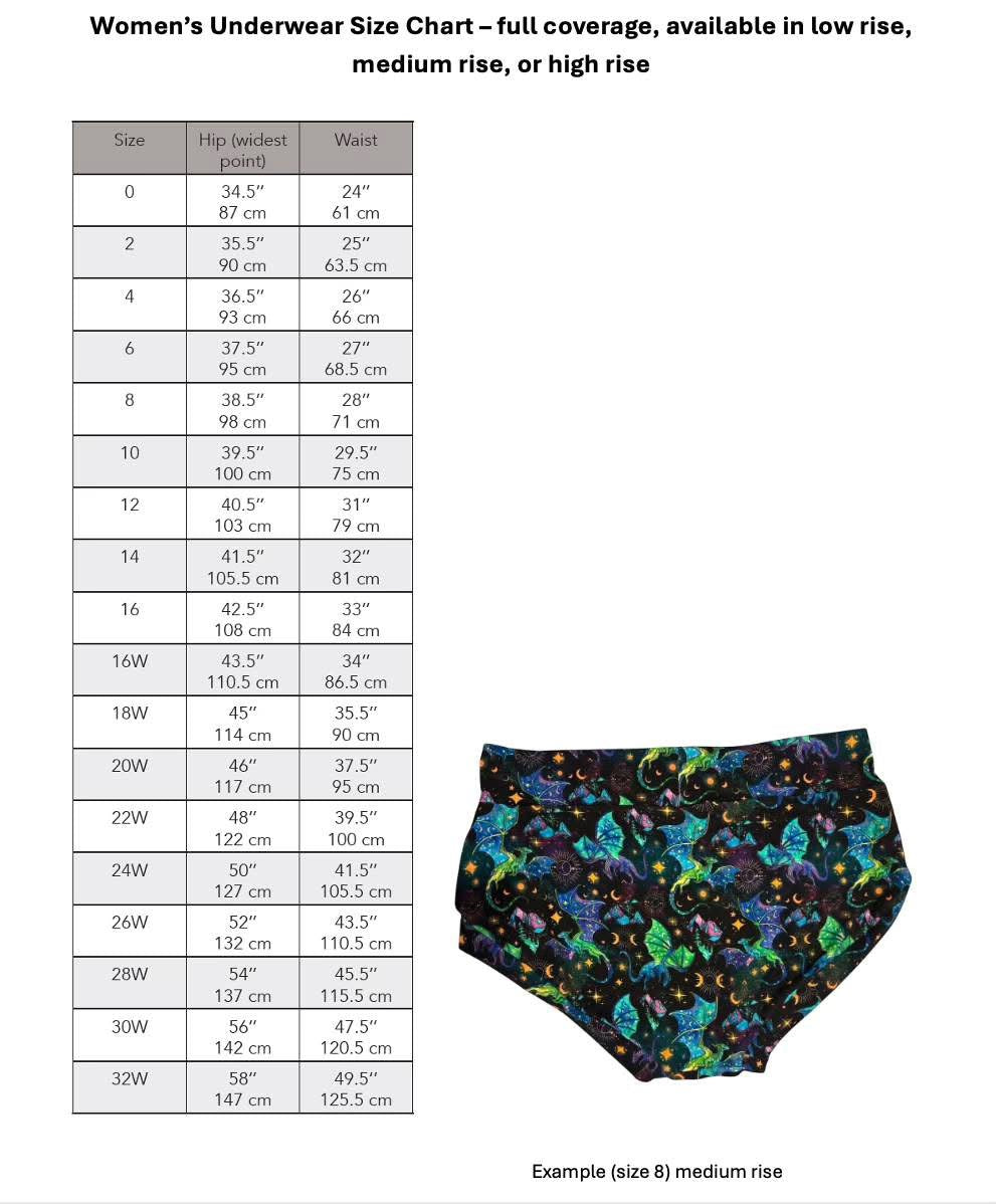 *Custom WOMEN'S UNDIES- Read Description