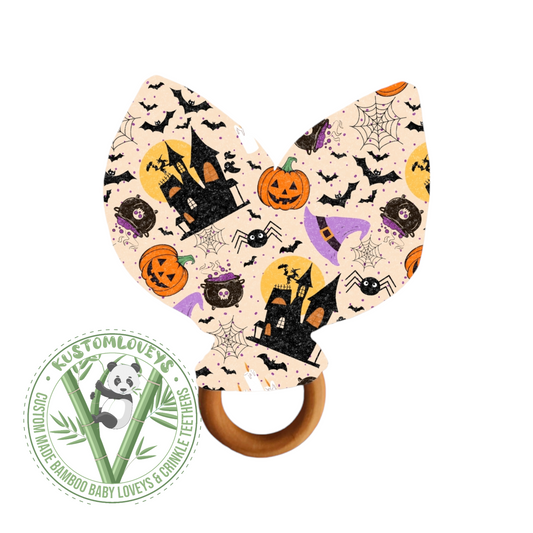 Haunted House Crinkle Teether