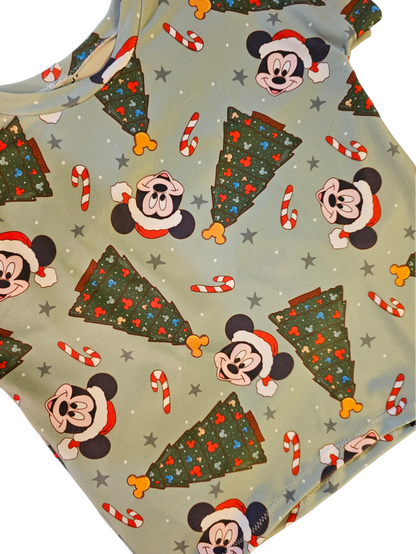 RTS Boxy Christmas Mouse Top 3T