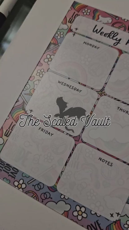 RTS Pride Magnetic Mini Dry Erase Planner