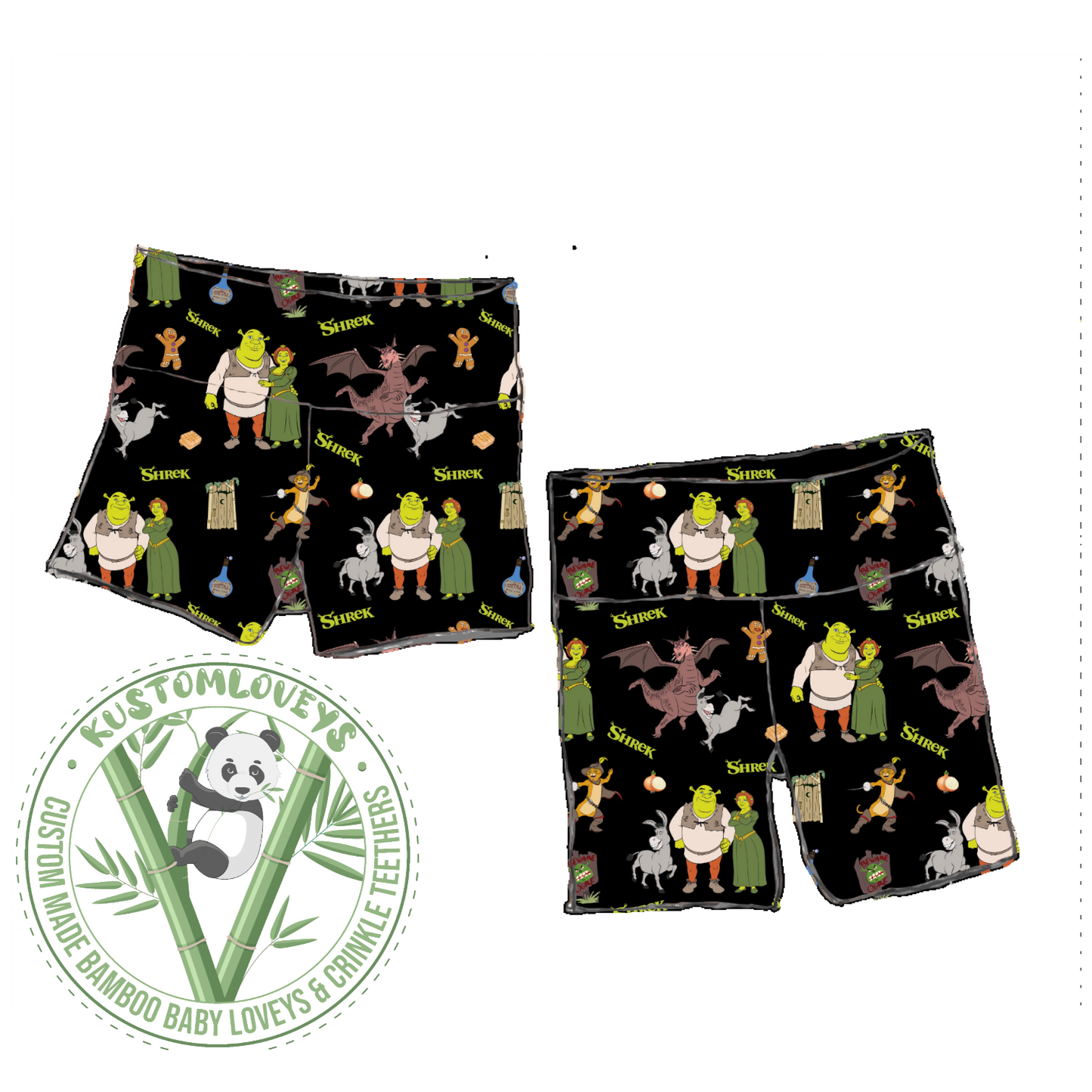 Swamp Party (version B) Biker Shorts VIP