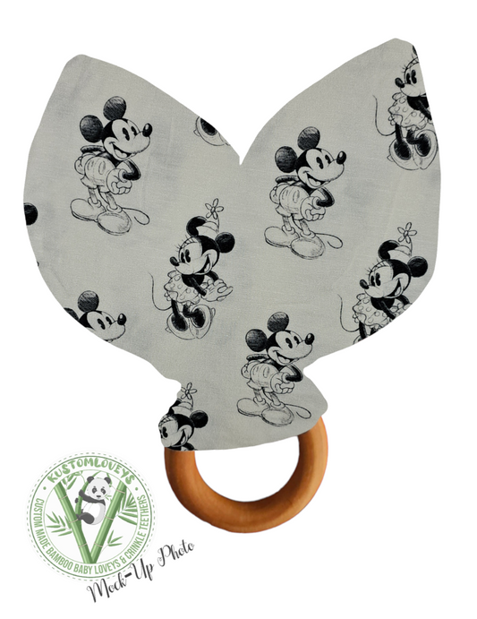 M&M Mouse Crinkle Teether VIP